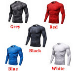 Load image into Gallery viewer, Gym Fitness Men&#39;s Thermal Muscle Winter Long Sleeve Running Sports T Shirt Bodybuilding Gym Compression Quick dry Tights Shirt
