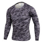 Load image into Gallery viewer, Quick Dry Mens Sport Running Shirt Compression Long Sleeve Gym Fitness T-shirts Tights
