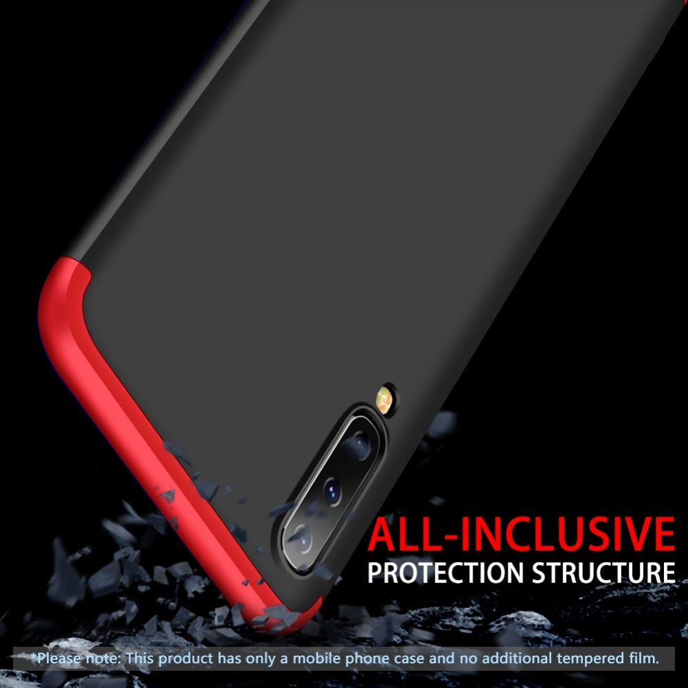 Samsung Galaxy 360 Full Protection Case For S21 S20 PIus FE A32 A52 A72 A02S A42 A22 A12 A51 A71 Note 20 Ultra Cover With Glass