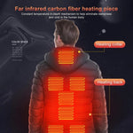 Lade das Bild in den Galerie-Viewer, Gym Fitness USB Winter Outdoor Electric Heating Jackets Warm Sprots Thermal Coat  Heatable Cotton jackets

