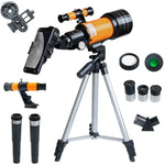 Lade das Bild in den Galerie-Viewer, HD Night Vision Astronomical 150X Refractive  With Phone Clip Outdoor150X Telescope
