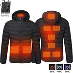 Load image into Gallery viewer, Gym Fitness USB Winter Outdoor Electric Heating Jackets Warm Sprots Thermal Coat  Heatable Cotton jackets
