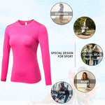 이미지를 갤러리 뷰어에 로드 , Gym Fitness Women&#39;s Yoga Gym Compression Better Quality Long Sleeve T-shirts  Tights Sportswear Quick Dry Running Tops Body Shaper
