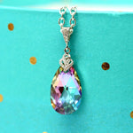 Load image into Gallery viewer, Women&#39;s  Pendant Necklaces Multicolored Cubic Zirconia Necklace
