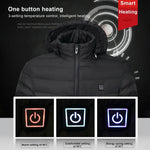 Загрузить изображение в средство просмотра галереи, Gym Fitness USB Winter Outdoor Electric Heating Jackets Warm Sprots Thermal Coat  Heatable Cotton jackets
