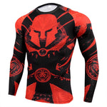 Charger l&#39;image dans la galerie, Quick Dry Mens Sport Running Shirt Compression Long Sleeve Gym Fitness T-shirts Tights
