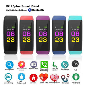 Gym Fitness Rate/Blood Pressure/Health Bracelet Heart Pedometer Smart Band Fitness Tracker Wristband