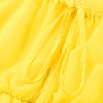 Lade das Bild in den Galerie-Viewer, Women&#39;s Gradient Color Long Sleeve Tie-Up Crop Tops+Cover Up Skirts Mesh Sheer Bikini Cover Swimwear Beach Dresses
