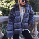 Load image into Gallery viewer, Gym Fitness Soft Warm Solid Overcoat  Shaggy Thick Jacket Women&#39;s Elegant Winter  Outwear

