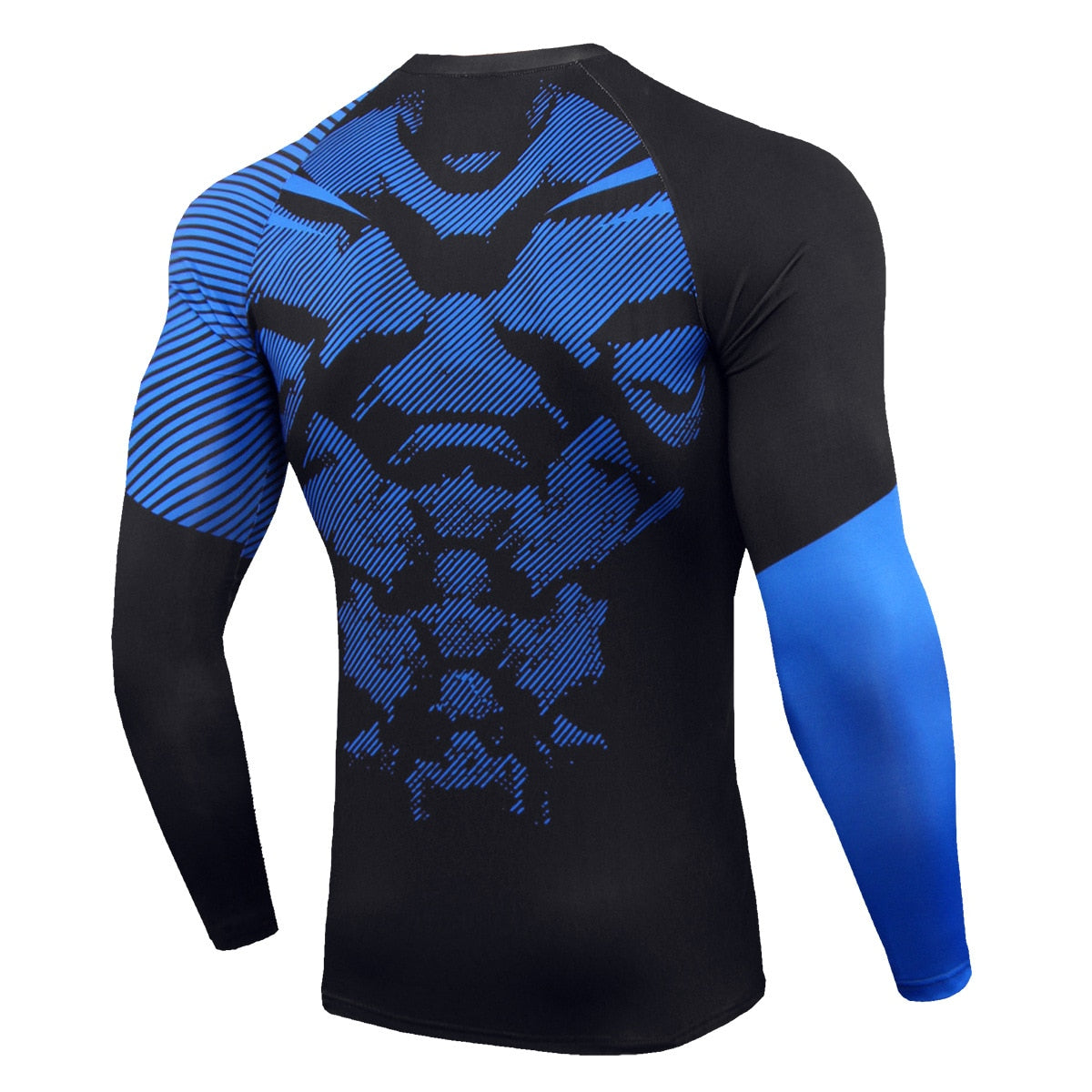 Quick Dry Mens Sport Running Shirt Compression Long Sleeve Gym Fitness T-shirts Tights