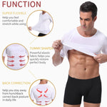 이미지를 갤러리 뷰어에 로드 , Gym Fitness Men&#39;s Slimming Shaper  Vest Tummy  Compression Body Modeling Fat Burner Chest Tummy Shirt Corset
