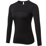 이미지를 갤러리 뷰어에 로드 , Gym Fitness Women&#39;s Yoga Gym Compression Better Quality Long Sleeve T-shirts  Tights Sportswear Quick Dry Running Tops Body Shaper
