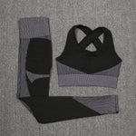 Cargar imagen en el visor de la galería, Gym Fitness Women&#39;s Fitness Do Just about anything Clothes Sport Yoga Sets Female Sport Gym Suits
