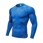 Lade das Bild in den Galerie-Viewer, Gym Fitness Men&#39;s Thermal Muscle Winter Long Sleeve Running Sports T Shirt Bodybuilding Gym Compression Quick dry Tights Shirt
