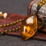 Lade das Bild in den Galerie-Viewer, Women&#39;s Water Drop Heart Pendant Necklace Fashion Jewelry Beads Chain
