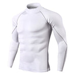 Загрузить изображение в средство просмотра галереи, Gym Fitness Men&#39;s Compression Top Gym T Shirt   Bodybuilding Sport T-shirt Quick Dry Running Shirt Long Sleeve Top Gym T Shirt
