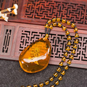 Women's Water Drop Heart Pendant Necklace Fashion Jewelry Beads Chain