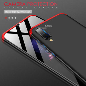 Samsung Galaxy 360 Full Protection Case For S21 S20 PIus FE A32 A52 A72 A02S A42 A22 A12 A51 A71 Note 20 Ultra Cover With Glass