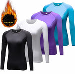 Load image into Gallery viewer, Women T-shirt Quick Dry Running T-shirt Compression Tights  Long Sleeve T-shirts Fitness Shirts
