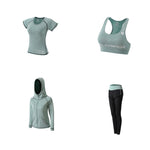 Charger l&#39;image dans la galerie, Gym Fitness Women&#39;s Sportswear Yoga Set Seamless Suits Gym Clothing  2/3/4/5pcs Vest+t-shirt+shorts+leggings+hoodies Yoga Outfits
