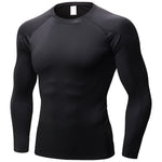 Загрузить изображение в средство просмотра галереи, Gym Fitness Men &#39;s Fitness Long Sleeves New Quick Dry Running Compression Shirt Running Bodybuilding Sport T-shirt
