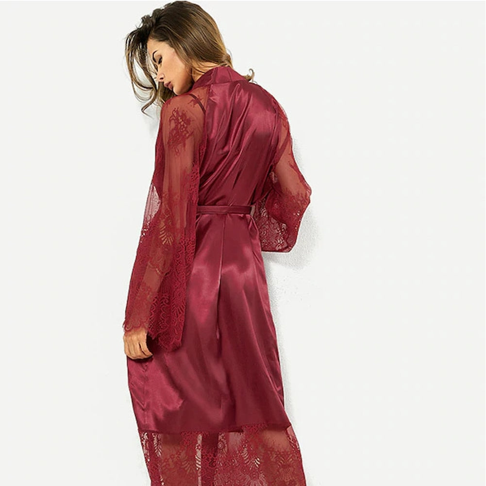 Women's Nightgown Pyjamas Made From Composition Stain