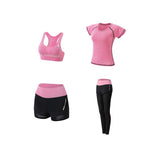 Cargar imagen en el visor de la galería, Gym Fitness Women&#39;s Sportswear Yoga Set Seamless Suits Gym Clothing  2/3/4/5pcs Vest+t-shirt+shorts+leggings+hoodies Yoga Outfits
