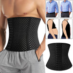 이미지를 갤러리 뷰어에 로드 , Gym Fitness Waist Trainer Trimmer Belt Corset For Abdomen Belly Control Fitness Compression Shape wear
