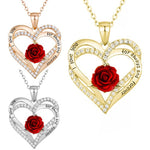 Charger l&#39;image dans la galerie, Women&#39;s Rose Flower Pendant Necklace Jewelry Perfect Gift For All Occasions

