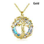 Lade das Bild in den Galerie-Viewer, Exquisite Gorgeous Tree of Life Round Necklace Pendant Aesthetic Jewelry
