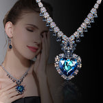Lade das Bild in den Galerie-Viewer, This Montgomery Acquisition is truly a magical  Bliss Pendant Stud Earrings  Necklace Set
