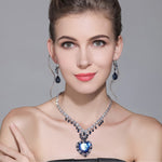 Lade das Bild in den Galerie-Viewer, This Montgomery Acquisition is truly a magical  Bliss Pendant Stud Earrings  Necklace Set
