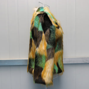 Women's Maxi Short  Fur Fluffy Warm Outerwear Luxury Fur Jacket Elegant  Streetwear Coat