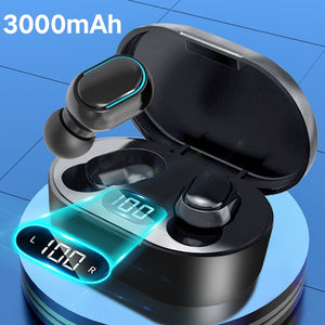 Gym Fitness Waterproof Earbuds Charging Box Bluetooth 5.1 Earphones  Wireless Headphone 9D Stereo Sports  Headsets With Microphone 3500mAh
