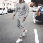 Load image into Gallery viewer, Men&#39;s Casual Sweater shirts Sweatpants Street wear Tracksuit Jogger Sportswear Pullover Solid Color  Sets
