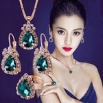 Load image into Gallery viewer, Women&#39;s Gorgeous Ring/Necklace/Earrings Jewelry Set Multi-color Masterpiece
