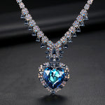 Load image into Gallery viewer, This Montgomery Acquisition is truly a magical  Bliss Pendant Stud Earrings  Necklace Set
