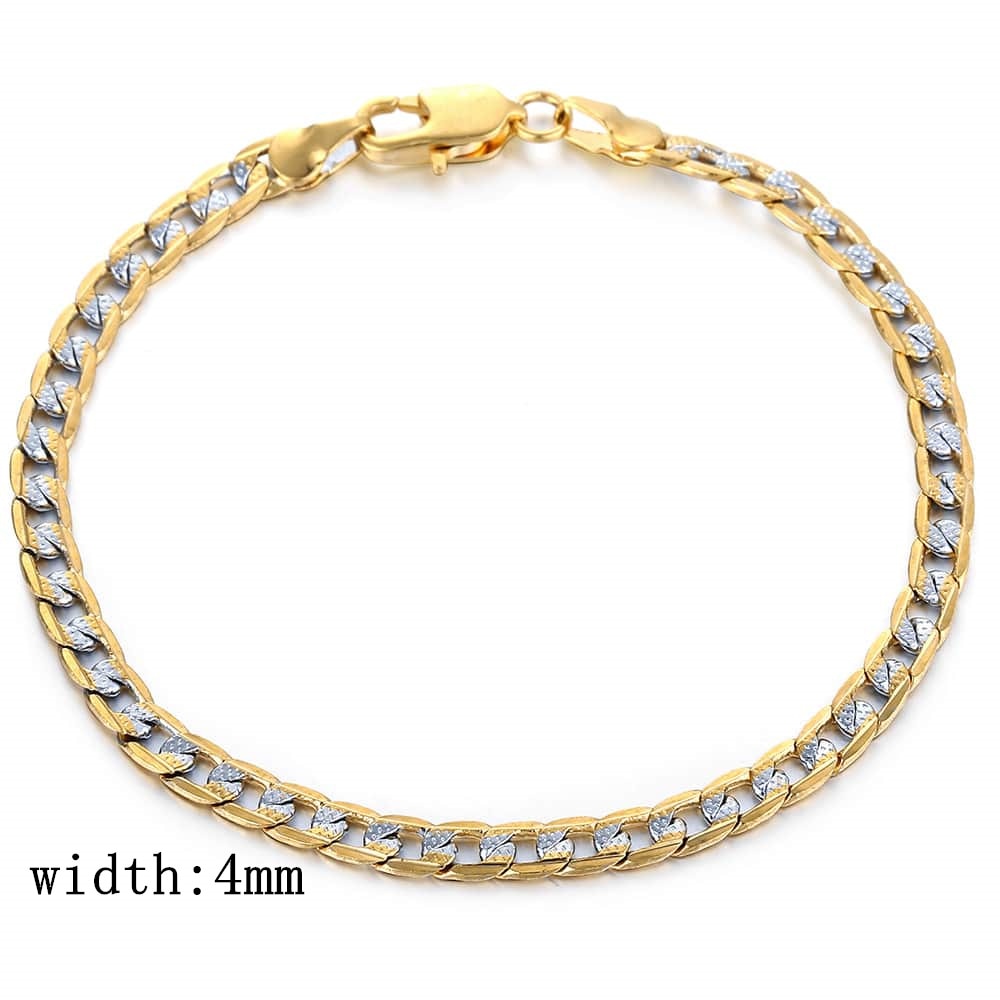 Men & Women's Montgomery Acquisition  Classic Lobster Lock Gold Color Chain Necklace*