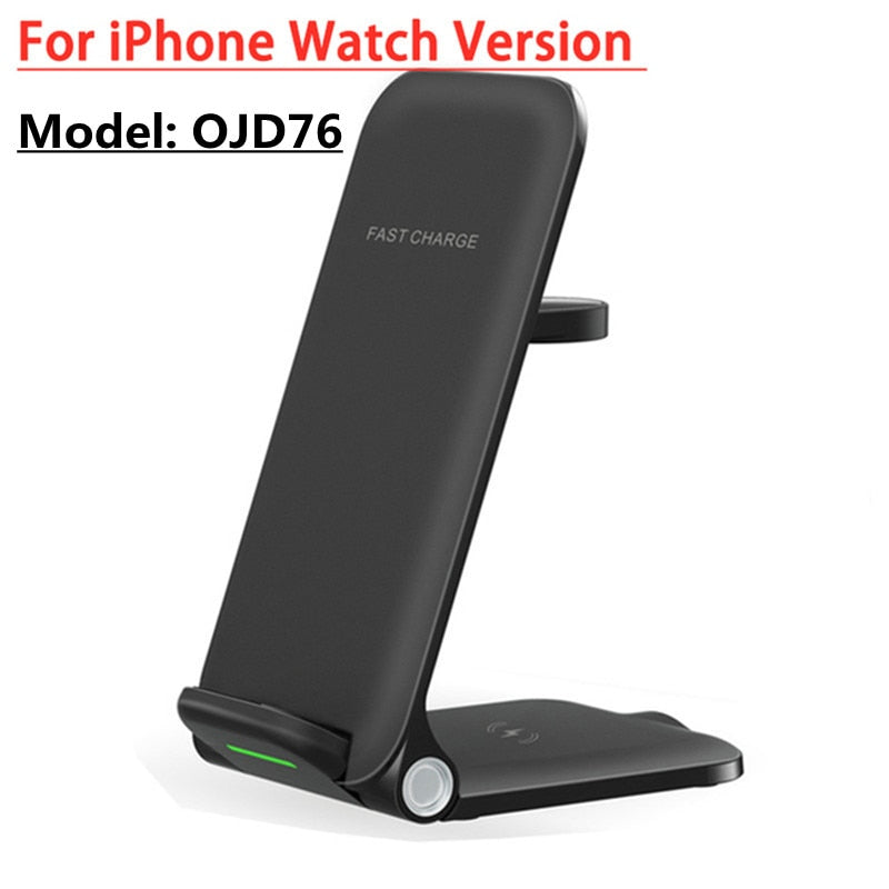 Fast Charging Dock Station Apple Samsung Watch Airpods Pro IWatch100W 4 in 1 Wireless Charger Stand For IPhone 14 13 12 11 X