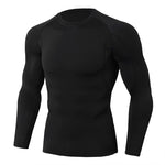 Load image into Gallery viewer, Gym Fitness Men&#39;s Compression Top Gym T Shirt   Bodybuilding Sport T-shirt Quick Dry Running Shirt Long Sleeve Top Gym T Shirt
