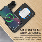Charger l&#39;image dans la galerie, Fast Charging Dock Station Apple Samsung Watch Airpods Pro IWatch100W 4 in 1 Wireless Charger Stand For IPhone 14 13 12 11 X
