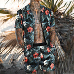 Load image into Gallery viewer, Men&#39;s Beach Shorts Lace-Up Waist Casual  Shirt 3D Brand Printed
