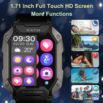 Lade das Bild in den Galerie-Viewer, Gym Fitness Waterproof Smart Watch Full Touch Smartwatch For Android Xiaomi Blood Pressure Oxygen Fitness Watch 5 Atm  Military Style
