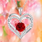 Lade das Bild in den Galerie-Viewer, Women&#39;s Rose Flower Pendant Necklace Jewelry Perfect Gift For All Occasions
