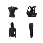 Загрузить изображение в средство просмотра галереи, Gym Fitness Women&#39;s Sportswear Yoga Set Seamless Suits Gym Clothing  2/3/4/5pcs Vest+t-shirt+shorts+leggings+hoodies Yoga Outfits

