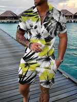 Load image into Gallery viewer, Men&#39;s Shirt Short Sleeve T Shirt and Shorts 2 Piece Set Classical Print 3D Casual Clothing

