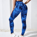 Load image into Gallery viewer, Gym Fitness Seamless Tie Dye Leggings Women&#39;s Yoga Pants Push Up Workout Sports Legging High Waist Tights Gym Clothing
