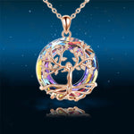 Load image into Gallery viewer, Exquisite Gorgeous Tree of Life Round Necklace Pendant Aesthetic Jewelry
