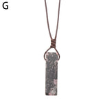 Загрузить изображение в средство просмотра галереи, Chakra Rock Necklace Golden Plated Quartz Pendant 1Pc Irregular Rainbow Stone Natural Crystal
