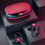 Lade das Bild in den Galerie-Viewer, Gym Fitness  Sports Bluetooth Wireless HeadphonesMusic Earphones Business Headset Waterproof Earbuds Suitable For All Smart Phones
